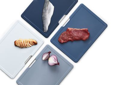 4 Piece Sky Folio Large Chopping Board with Storage Set